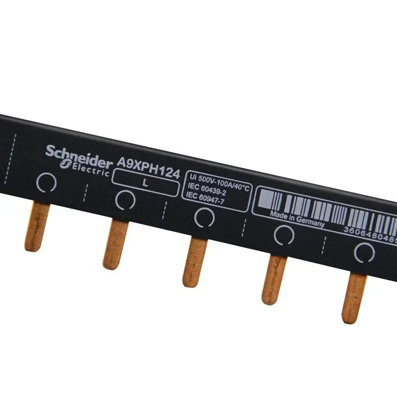 Circuit breaker connection,1P copper bar, copper teeth,comb Busbar,bus bar,single input single output 24 teeth 24 bit A9XPH124 - electrical center b2c