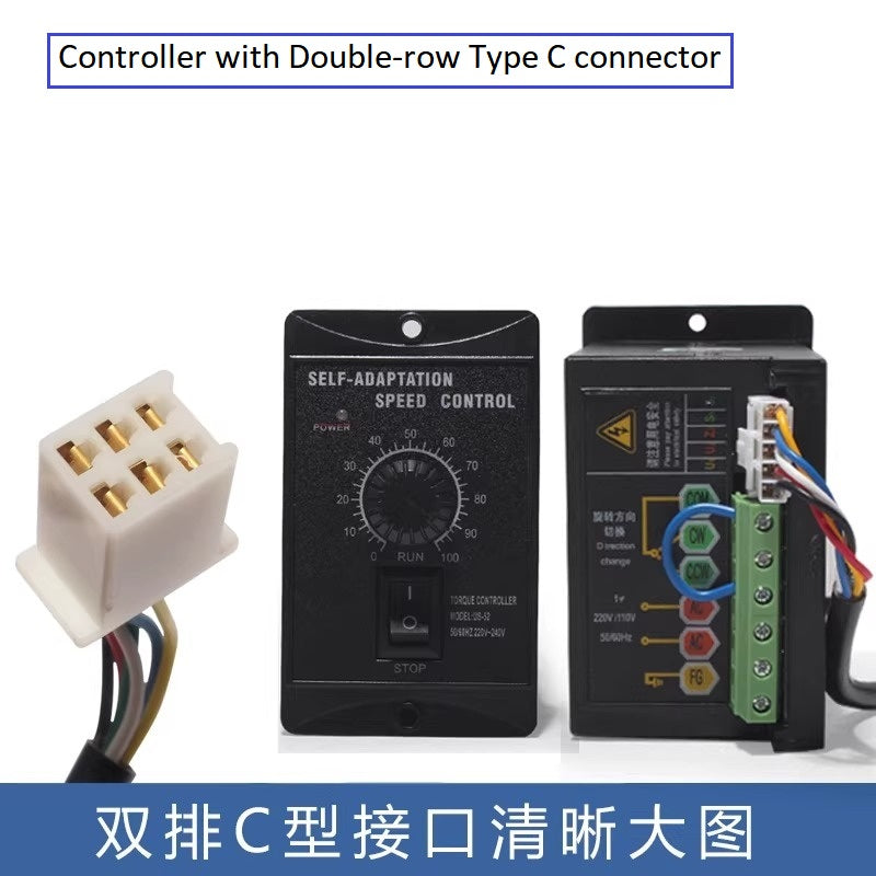 وحدة تحكم بمحرك عرض رقمي متعدد الوظائف UX-52 MCU للتحكم في السرعة 15 واط ~ 250 واط تيار متردد 220 فولت بمنظم دقيق