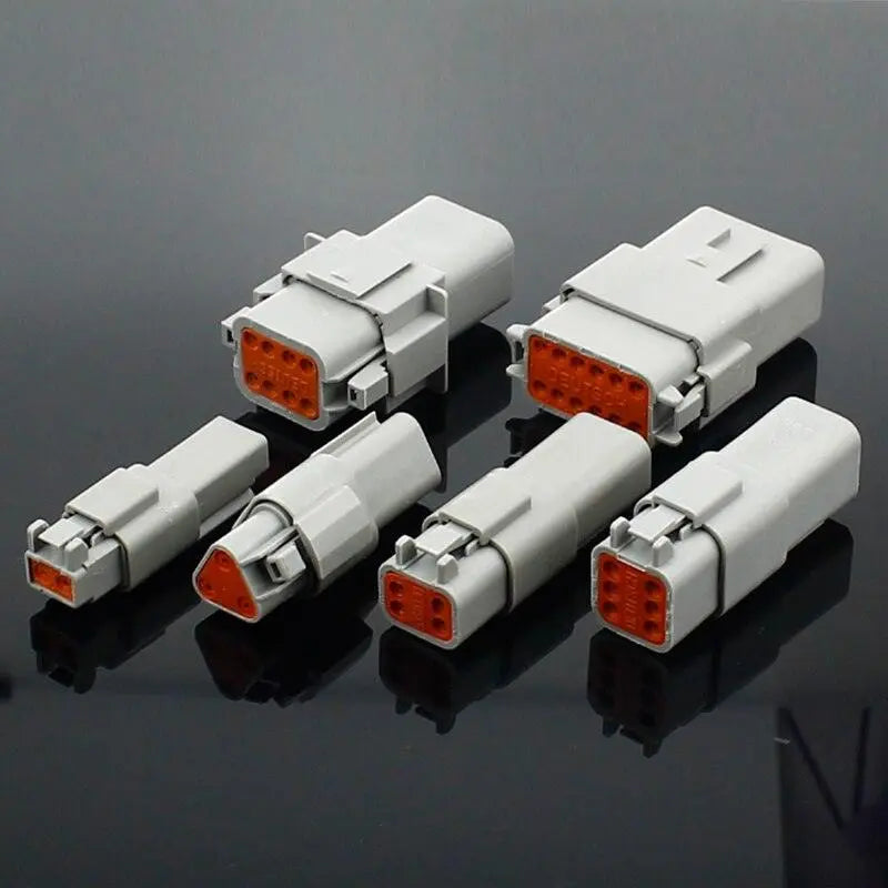 1 set DT conector DT06-2S/DT04-2P 2P 3P 4P 6P 8P 12P waterproof electrical connector for car motor truck with pins - electrical center b2c