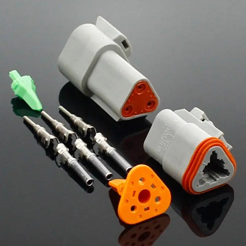 1 set DT conector DT06-2S/DT04-2P 2P 3P 4P 6P 8P 12P waterproof electrical connector for car motor truck with pins - electrical center b2c