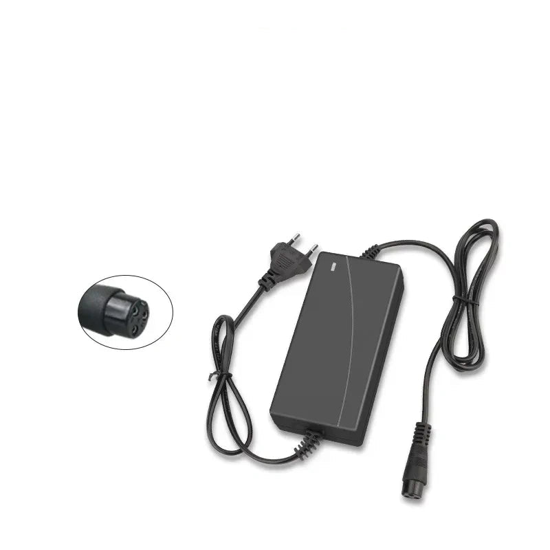 42V 2A charger, 12MM aviation plug charger, UK plug balance scooter charger, overcharge protection charger, LED indicator scooter charger
