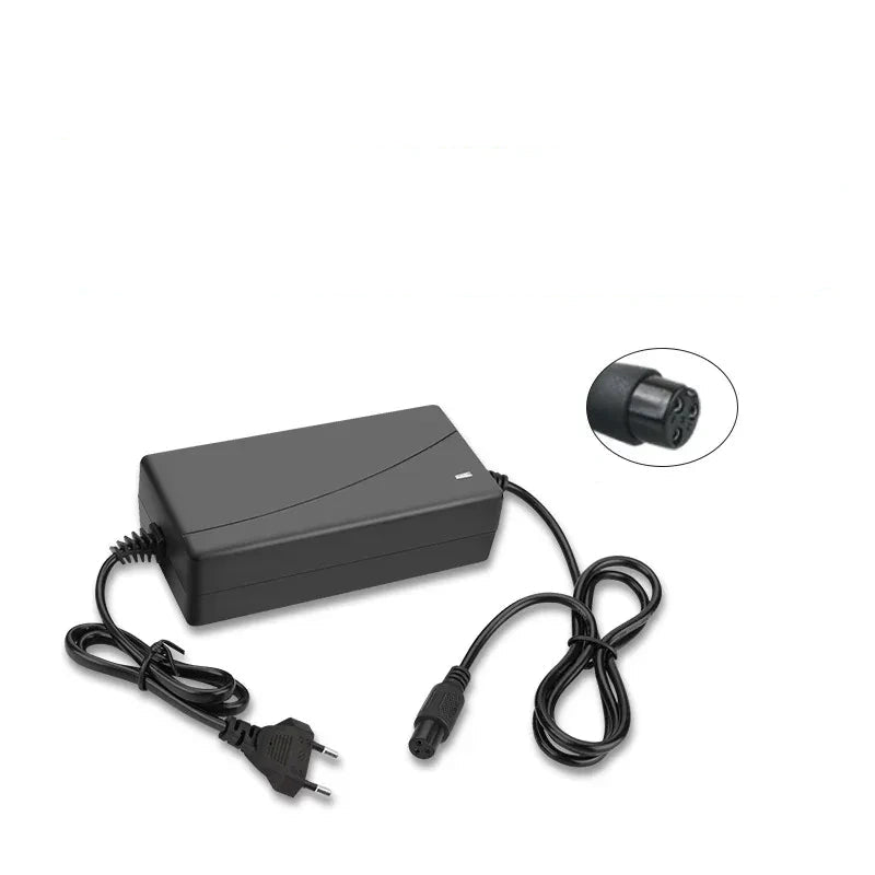 42V 2A charger, 9MM aviation plug charger, UK plug balance scooter charger, overcharge protection charger, LED indicator scooter charger