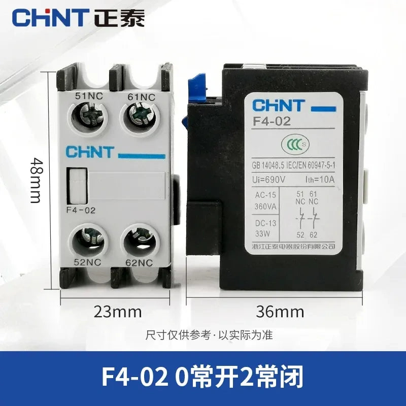 CHNT F4-02  Auxiliary Contact ,2NO2NC Contactor Spare Parts