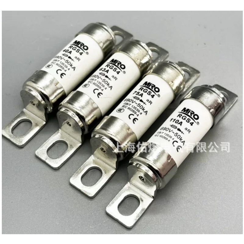 MRO MingRong RGS4 Fuse, RGS4 Fuse Holder, RGS4 Fuse Base, DIN Rail Fuse Mount, Screw Fixed Fuse Holder, RGS4 Fuse Accessory, No Cover Fuse Base, Industrial Fuse Holder, Fuse Terminal Block, RGS4 Compatible Base, Power Distribution Fuse Holder