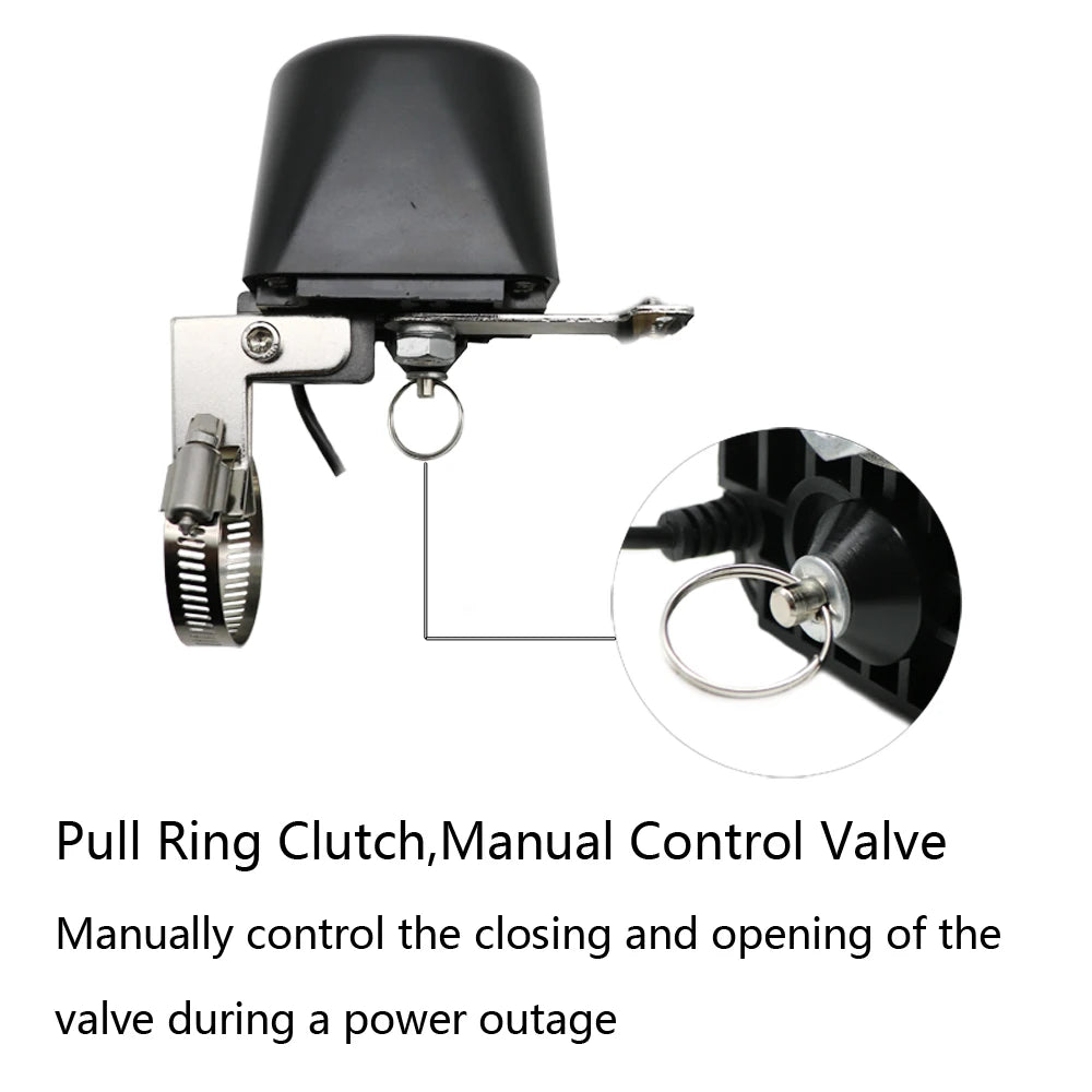 Tuya Amazon Alexa Google Assistant Smart Wireless Control Gas Water Wifi Valve Smart Life WiFi Shut OFF Controller Garden Timer