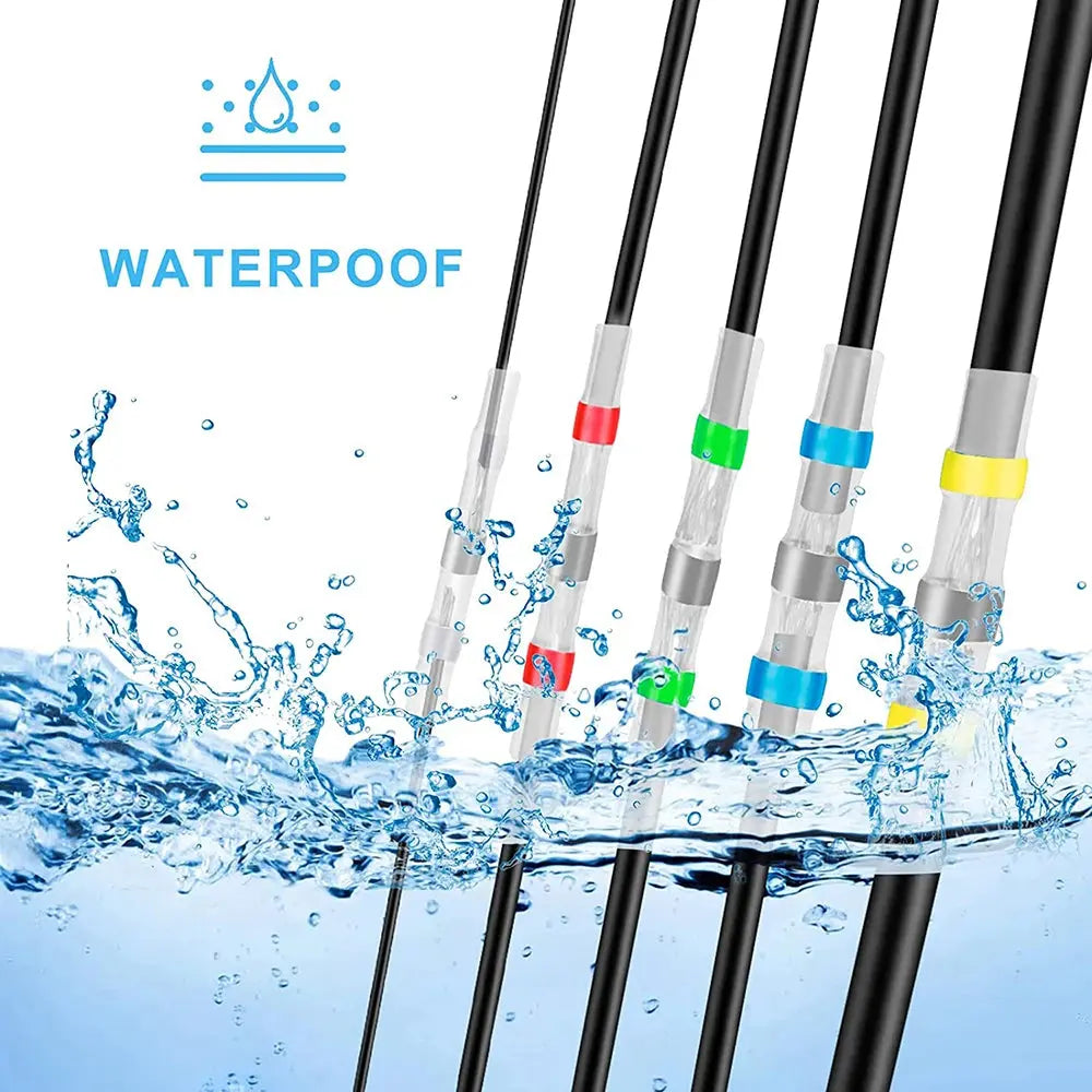 Heat Shrink Butt Crimp Terminals Waterproof Solder Seal Electrical Connectors Wire Cable Splice Kit Automotive Marine electrical center b2c