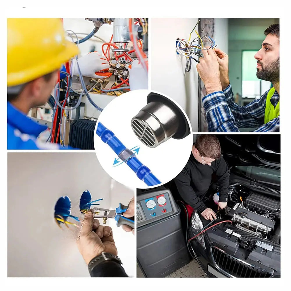 Heat Shrink Butt Crimp Terminals Waterproof Solder Seal Electrical Connectors Wire Cable Splice Kit Automotive Marine electrical center b2c