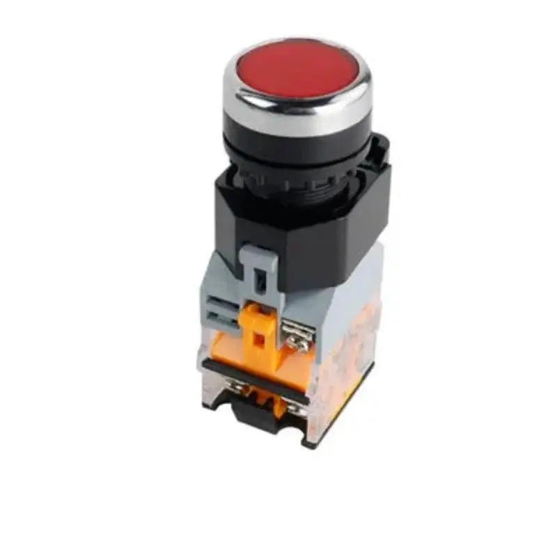 22mm LA38-11D/11DS Quality Sliver Contact Push Button Switch with Light on/Off Momentary/Latching220V LED Indicators - electrical center b2c