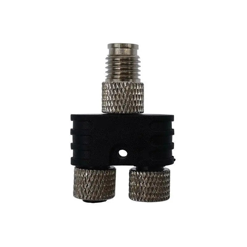 M8 Y-branch 3-way Sensor connector male to female pipe conversion plug 3pin 4pin waterproof connectors - electrical center b2c