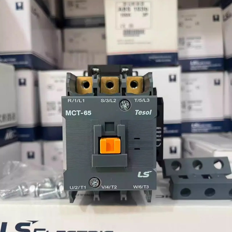 LS Contactor, LS MCT Contactor, LS MTT Overload Relay, LS Motor Control Kit, MCT-9, MCT-12, MCT-18, MCT-25, MCT-32, MCT-40, MCT-50, MCT-65, MTT-32, MTT-40, MTT-65, AC220V Contactor, Thermal Overload Relay, Motor Control Center, Industrial Contactor, AC Contactor, LS Electric, IEC Contactor, Relay Combo, 3 Phase Motor Protection