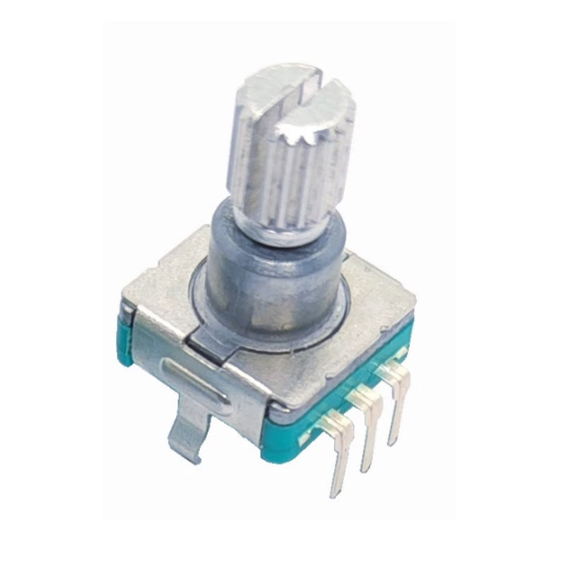 EC11 Through-hole Rotary Encoder with Push Button Switch, Incremental 15 / 20 Pulse 360 Degree Rotary Encoder