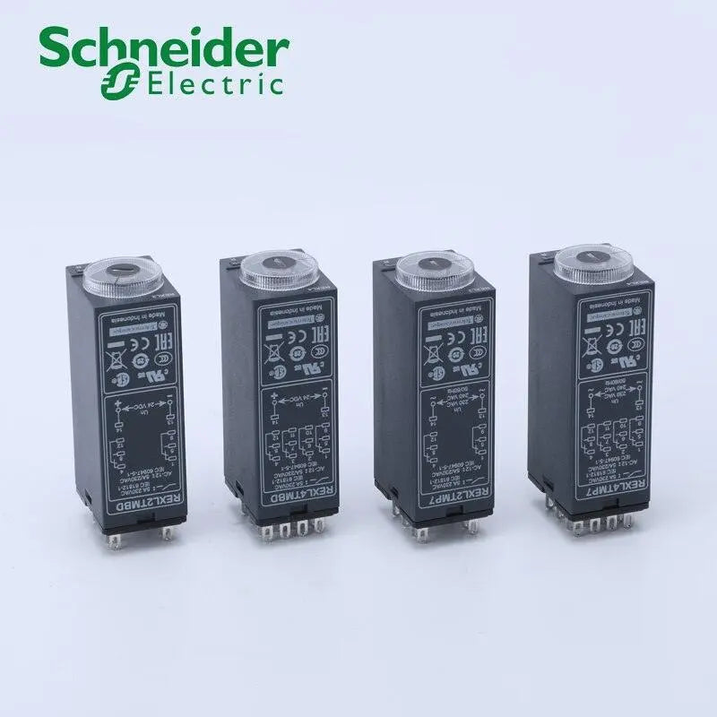Schneider Electric Timer Relay Power-on Time Delay Relay 0.1S..100H 2C/O REXL2TMP7 REXL2TMF7 REXL2TMB7 REXL2TMBD REXL2TMJD - electrical center b2c