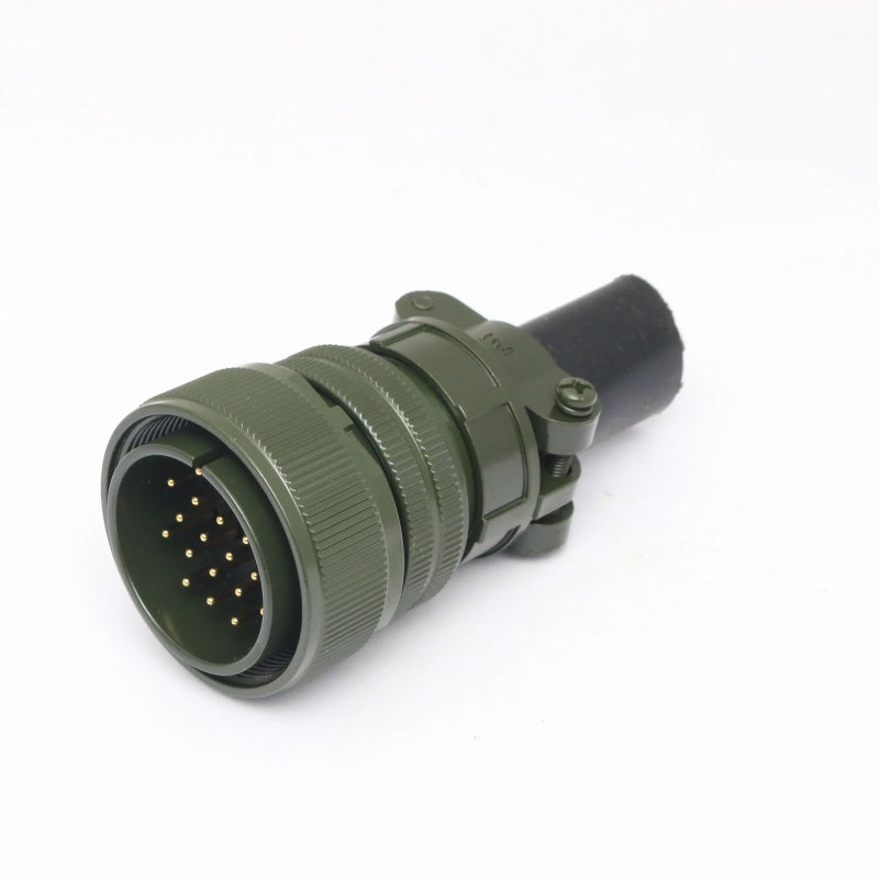 MIL-C-5015 28S Connector, 3-37 Pin Aviation Plug, IP67 Waterproof Connector, High Current 46A Connector, Gold-Plated Contacts, Military Standard Circular Connector, Industrial Multi-Core Plug, 380V Power Connector, Aerospace Connector, Corrosion Resistant Connector