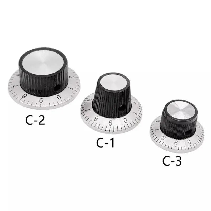 Potentiometer, knob, dial dial, aluminium knob, digital knob, 37MMX 15MM, high 6.0MM inner diameter - electrical center b2c