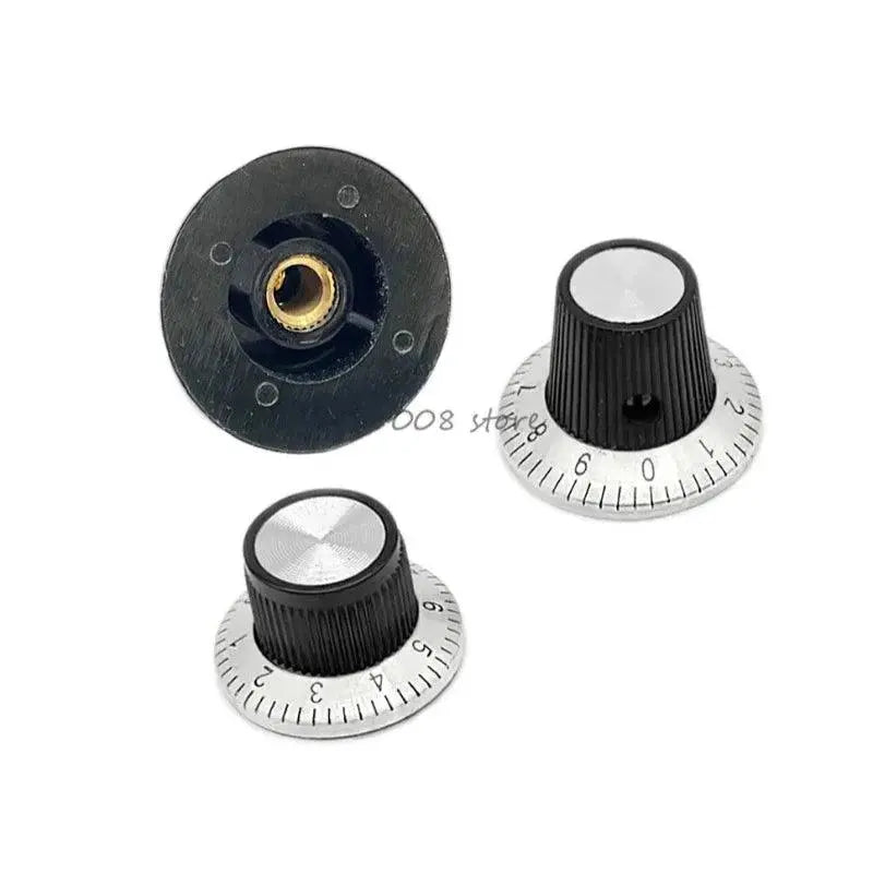 Potentiometer, knob, dial dial, aluminium knob, digital knob, 37MMX 15MM, high 6.0MM inner diameter - electrical center b2c