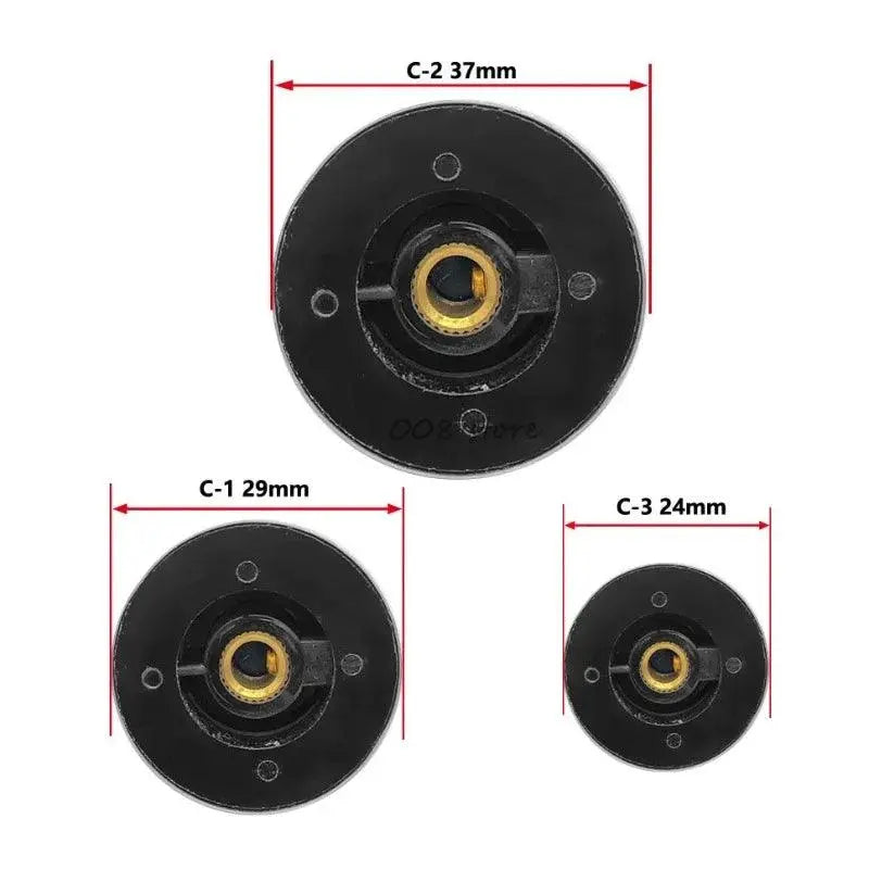 Potentiometer, knob, dial dial, aluminium knob, digital knob, 37MMX 15MM, high 6.0MM inner diameter - electrical center b2c