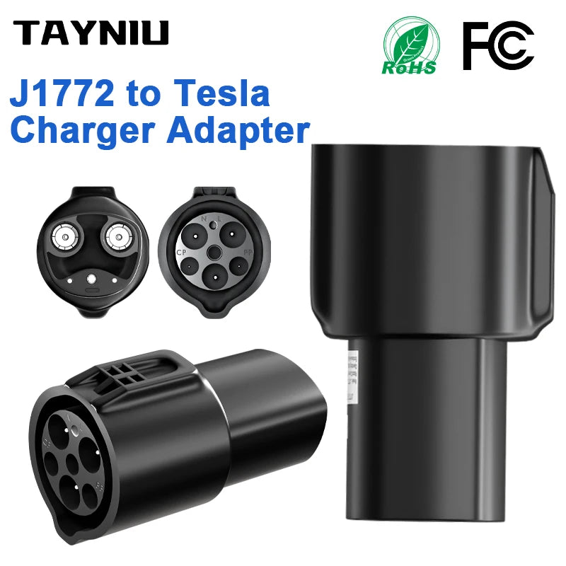 48558040940737,TAYNIU Tesla Charging Adapter J1772 to Tesla Adapter Type 1 to TESLA Connector for Tesla Model Y S 3 X and TYPE 1 EV Charger