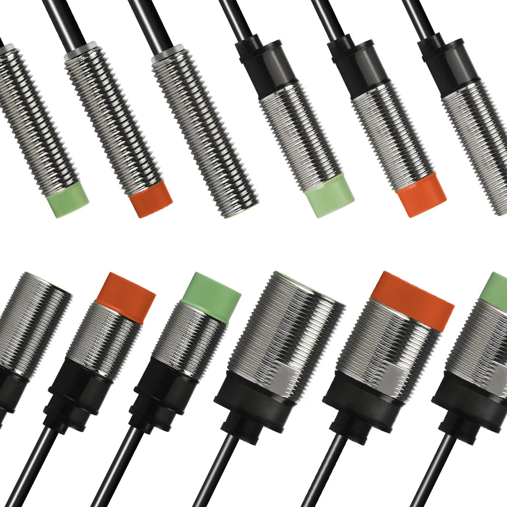 GTRIC PR08 Inductive Proximity Sensor Switch M8 Short Type 12-24V DC Non-Flush PR08-2DN PR08-2DP NPN PNP 2mm Sensing Distance