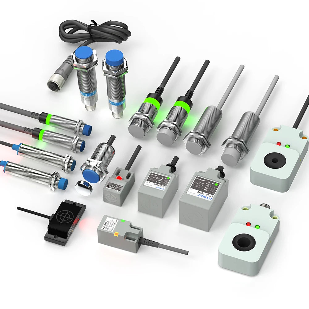 GTRIC Analog Linear Displacement Proximity Sensor M12 M18 M30 0-10V Voltage or 4-20mA Current Output Inductive Switch