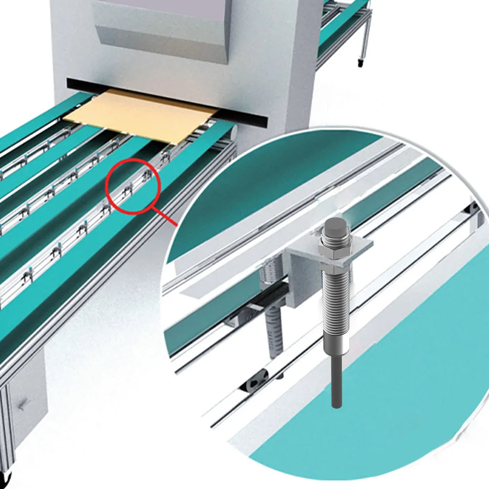 GTRIC M3 Miniature Proximity Sensor Sensing Distance 1mm NPN PNP DC12V 24V 3-wire Small Inductive Metal Detector Switch