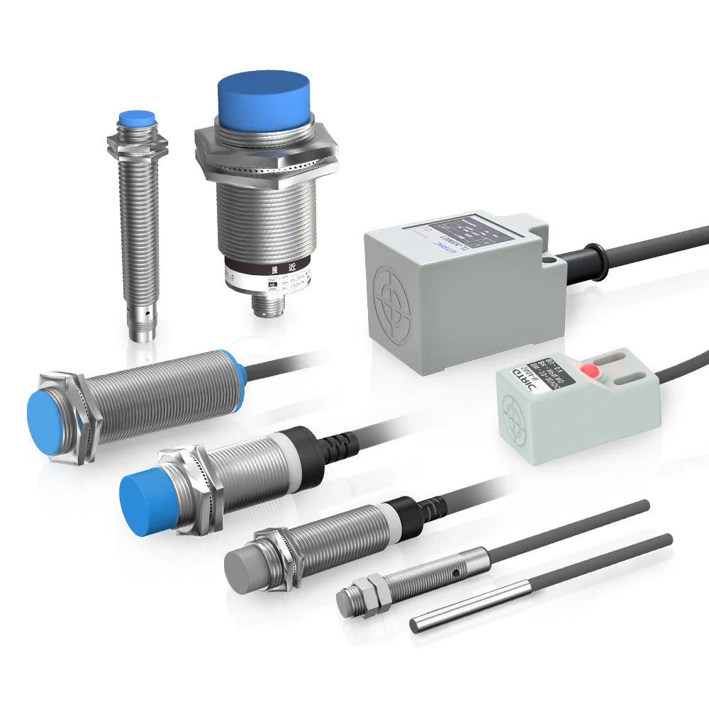 GTRIC Miniature Inductive Proximity Sensor Sensing Distance 1mm 2mm NPN PNP 10-30VDC Intelligent Small Metal Detection Switch