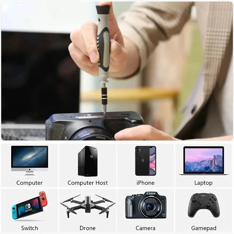 Screwdriver Set  Magnetic Torx Phillips Screw Bit Kit WOZOBUY With Electrical Driver Remover Wrench Repair Phone PC Tools - electrical center b2c