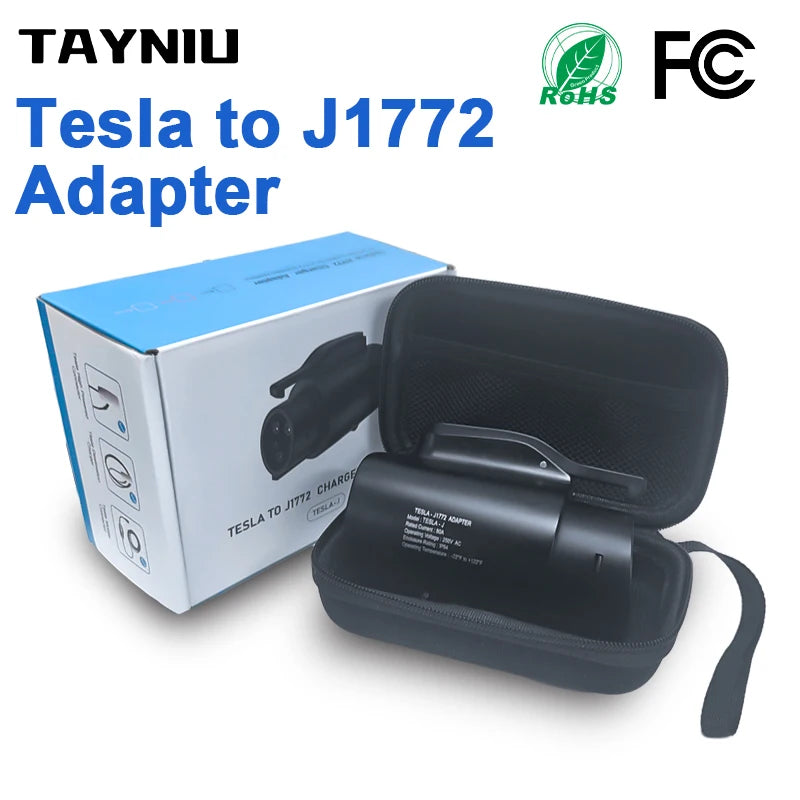 48558040973505,TAYNIU Tesla to J1772 Charging Adapter Max 80 Amp 250V J1772 EV Adapter Tesla Charger Adapter for Tesla High Powered Connectors