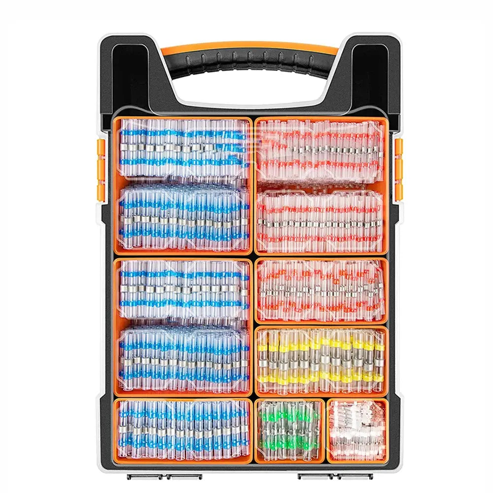 WOZOBUY Heat Shrinkable Wire Connectors  SST21 Waterproof Sleeve AWG22-18 Butt Electrical Splice Tinned Solder Seal Terminal electrical center b2c
