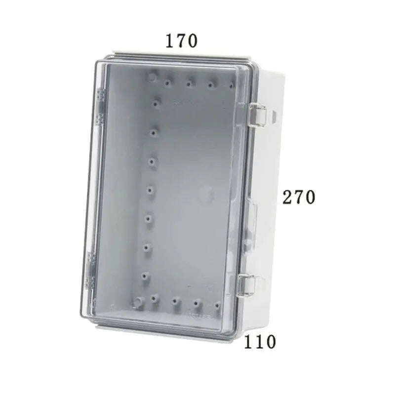 Waterproof Plastic Enclosure With Hasp Electrical Junction Box Outdoor Sealed Switch Power Case Electrical Distribution Boxes - electrical center b2c