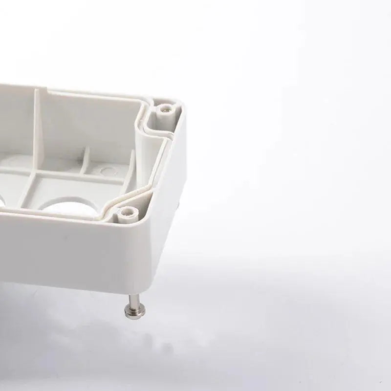 Waterproof button box switch control box 12345 hole industrial switch indicator box 22mm Yellow shell, gray shell - electrical center b2c