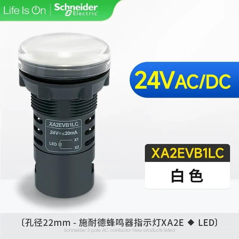 Schneider Indicator Light ,XA2EVB1LC WHITE LED BUZZER ,