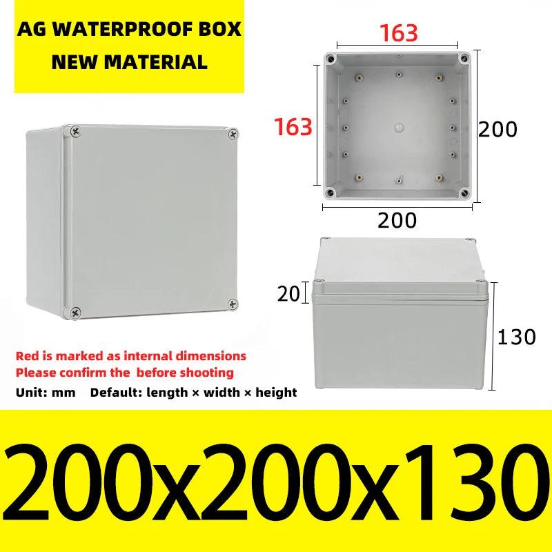 Big Size Outdoor Waterproof Case Enclosure Plastic Box Electronic Project Case Waterproof Junction Box for Electronics - electrical center b2c