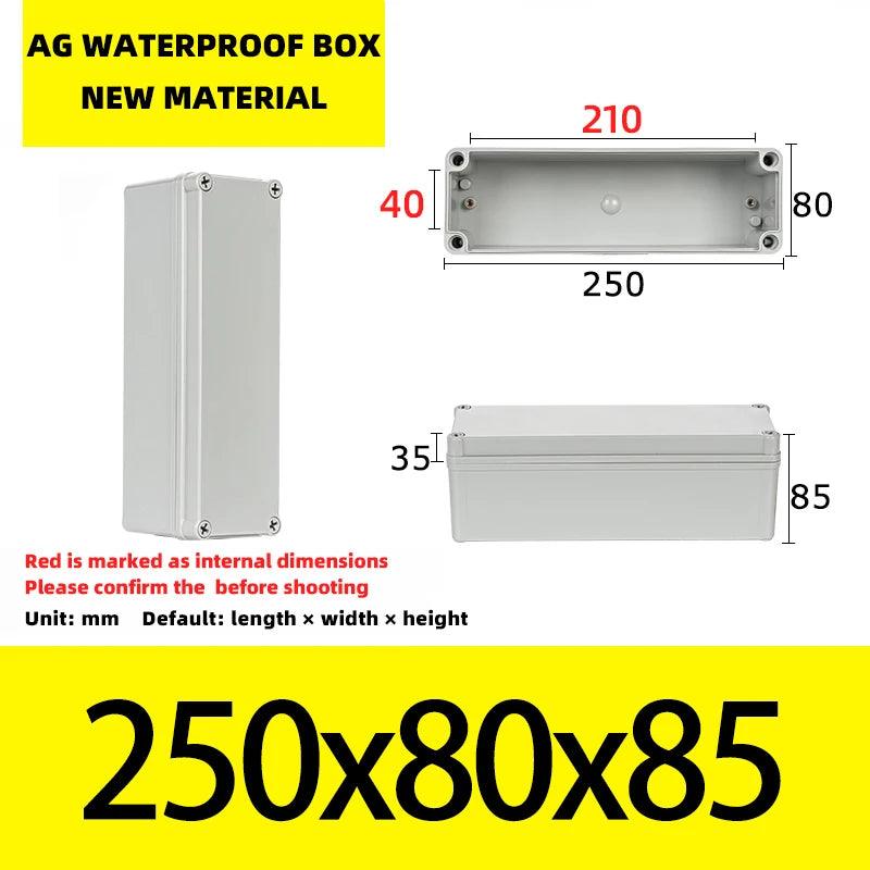 Big Size Outdoor Waterproof Case Enclosure Plastic Box Electronic Project Case Waterproof Junction Box for Electronics - electrical center b2c