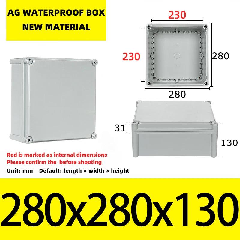 Big Size Outdoor Waterproof Case Enclosure Plastic Box Electronic Project Case Waterproof Junction Box for Electronics - electrical center b2c