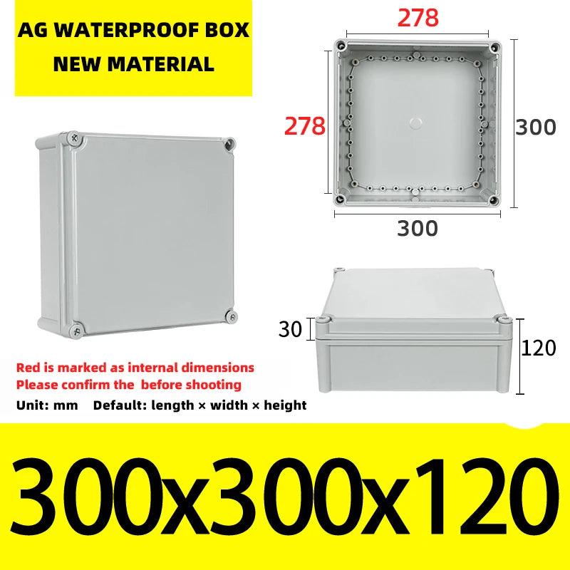 Big Size Outdoor Waterproof Case Enclosure Plastic Box Electronic Project Case Waterproof Junction Box for Electronics - electrical center b2c