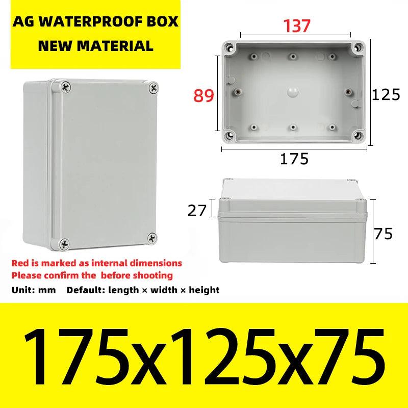 Big Size Outdoor Waterproof Case Enclosure Plastic Box Electronic Project Case Waterproof Junction Box for Electronics - electrical center b2c