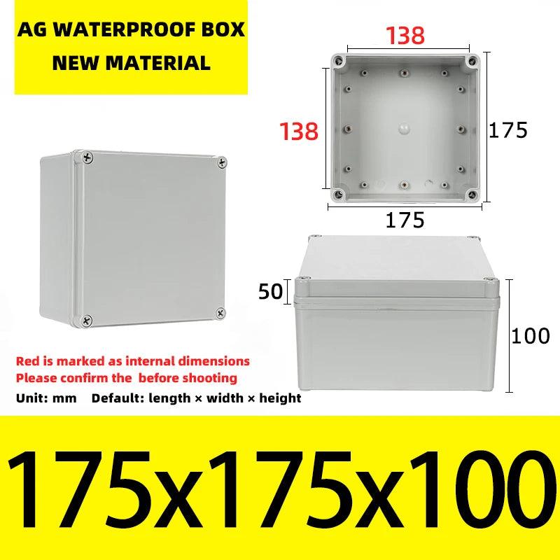 Big Size Outdoor Waterproof Case Enclosure Plastic Box Electronic Project Case Waterproof Junction Box for Electronics - electrical center b2c