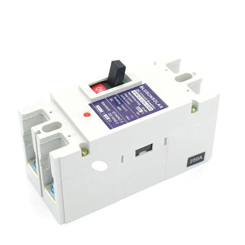 CE Approved 2 Pcs Lot 2P 63A/160A/200A/250A DC440V PV Moulded Case DC Circuit Breaker
