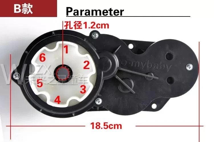 Children's Electric Car Gearbox with 12V 6V DC Motor Kid's Car Engine 570 High Speed Motor For Remote Control Car Toys DIY Parts,motor gearbox children s car