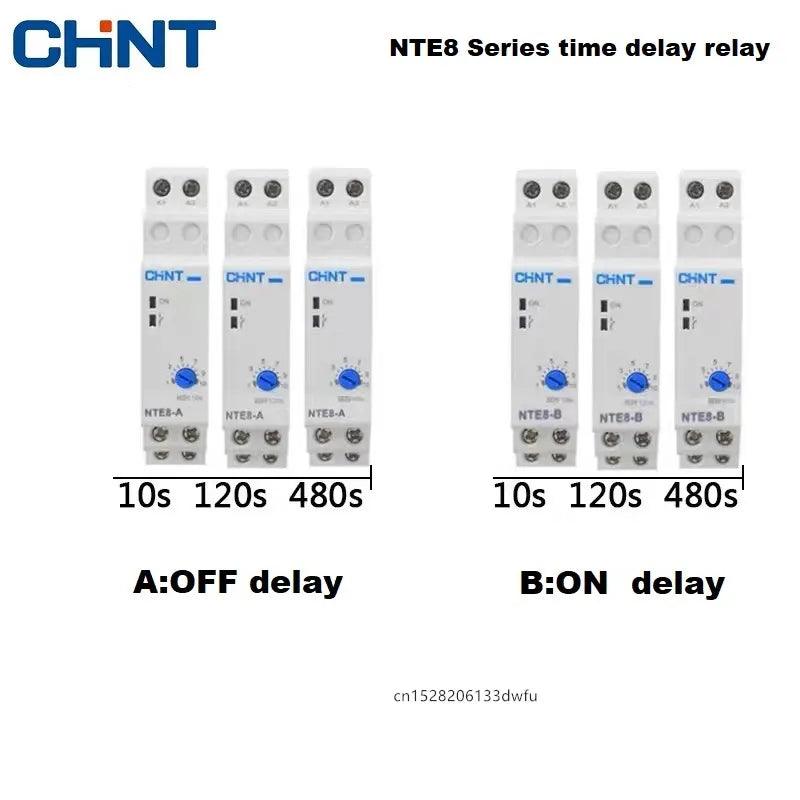 chint nte8 10b, nte8,nte8 10b,nte8 120a,nte8 120b,nte8 480b,nte8 b,chint nte8-b,din rail timer relay