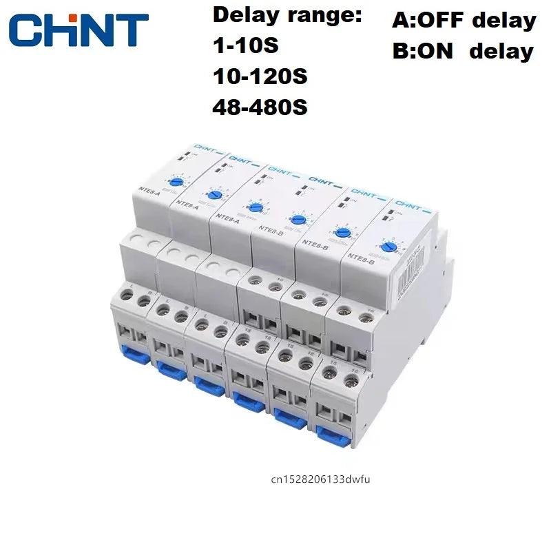 chint nte8 10b, nte8,nte8 10b,nte8 120a,nte8 120b,nte8 480b,nte8 b,din rail timer relay