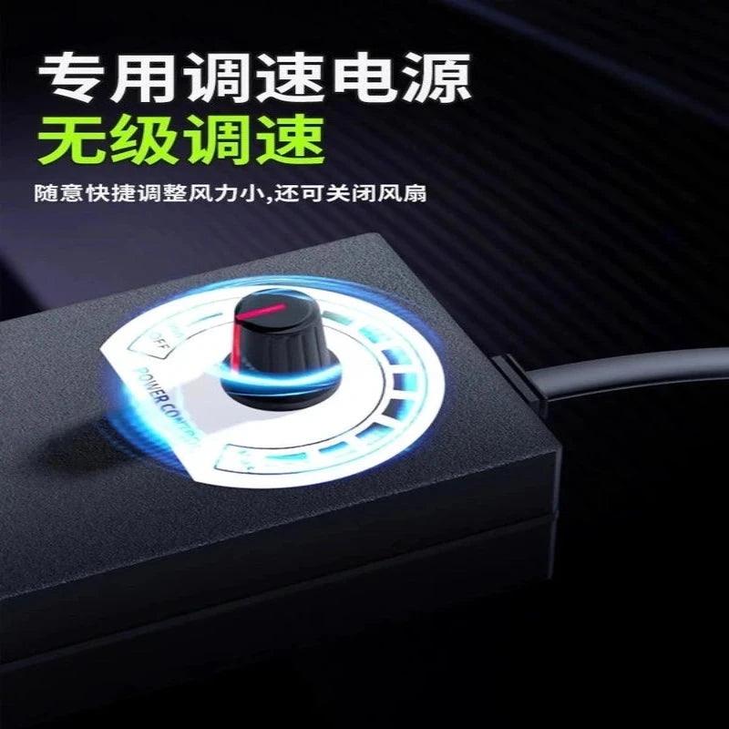 Computer Case Fan Speed Regulator Transformer External Power Adapter AC 220V to DC 3V-12V 2A 5A PWM 4p Adjustment