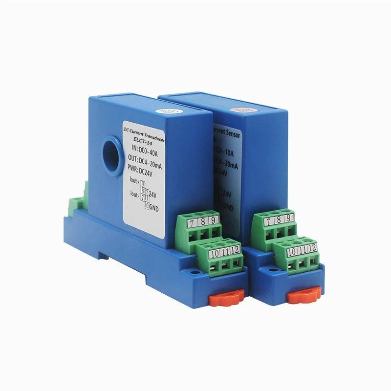 DC 0-200A Electrical Current Transmitter 4-20mA 0-5V Output /8mm aperture|DC24V powered - electrical center b2c,hall current transducer