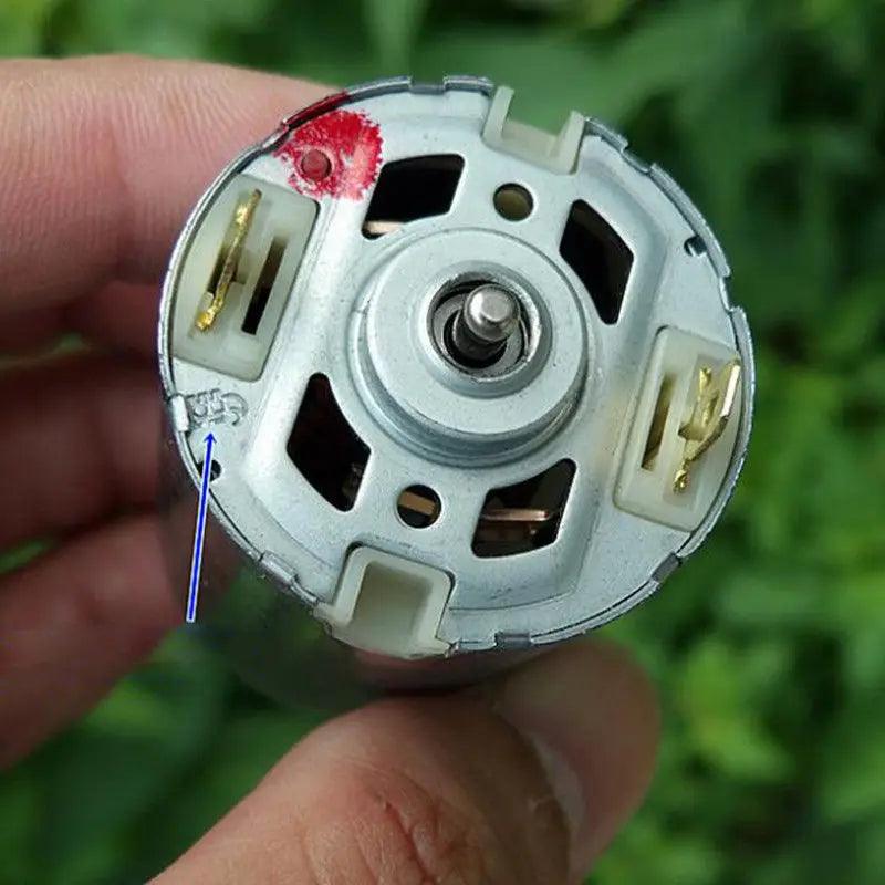 DC 12V 18V 25000RPM High Speed RS 545 Motor With Cooling Fan Ball Bearing Large Power for Electric Drill Tools Cutting