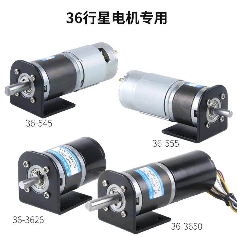 DC 12V 24V Brushless Planetary Gear Motor High Torque 90KG Speed 8rpm To 1154rpm PWM BLDC Metal Gearbox Moter 36GP-3626 Electric