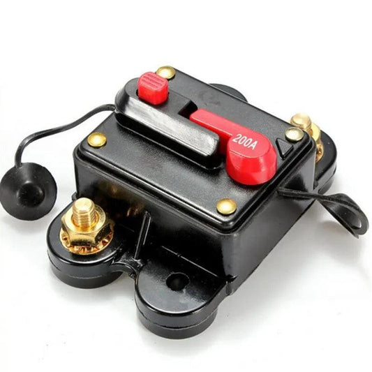 DC12-24V Car Circuit Breaker 60-300A Car Automatic Recovery Switching Car Bike Audio Inline Fuse Circuit Breaker Fuse Holder