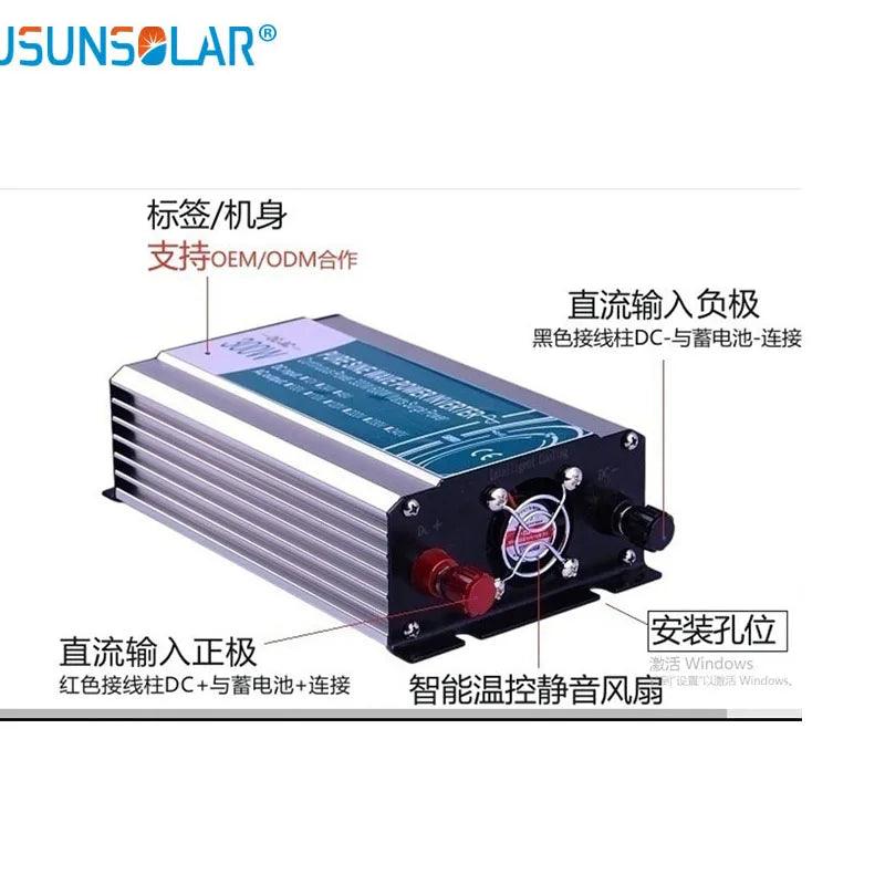 DC/AC 300W 12v/24v/48v Pure Input Sine Wave Power Inverter To110v 220v 230v  50/60hz Inverter