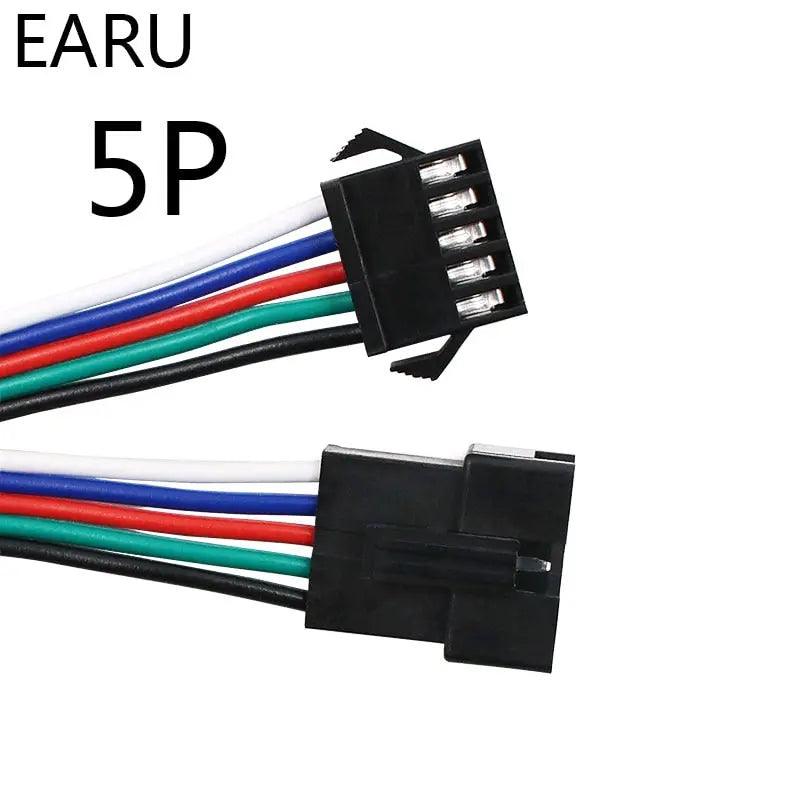 EARU- 10Pairs 15cm JST SM 2P 3P 4P 5P 6P Plug Socket| Male to Female - electrical center b2c