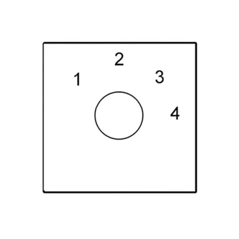 EARU- LW28-20 LW26-20 Series Electric Changeover Switch| 8 Terminals  2/3/4 Position optional - electrical center b2c