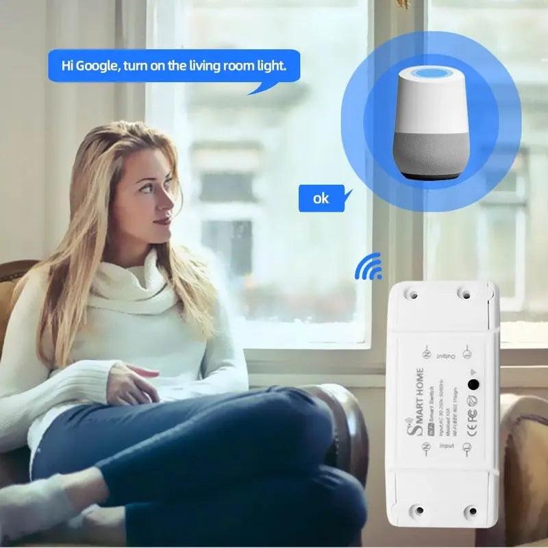 EARU- Smart Home Wifi Wireless Remote Switch Breaker Light Controller - electrical center b2c